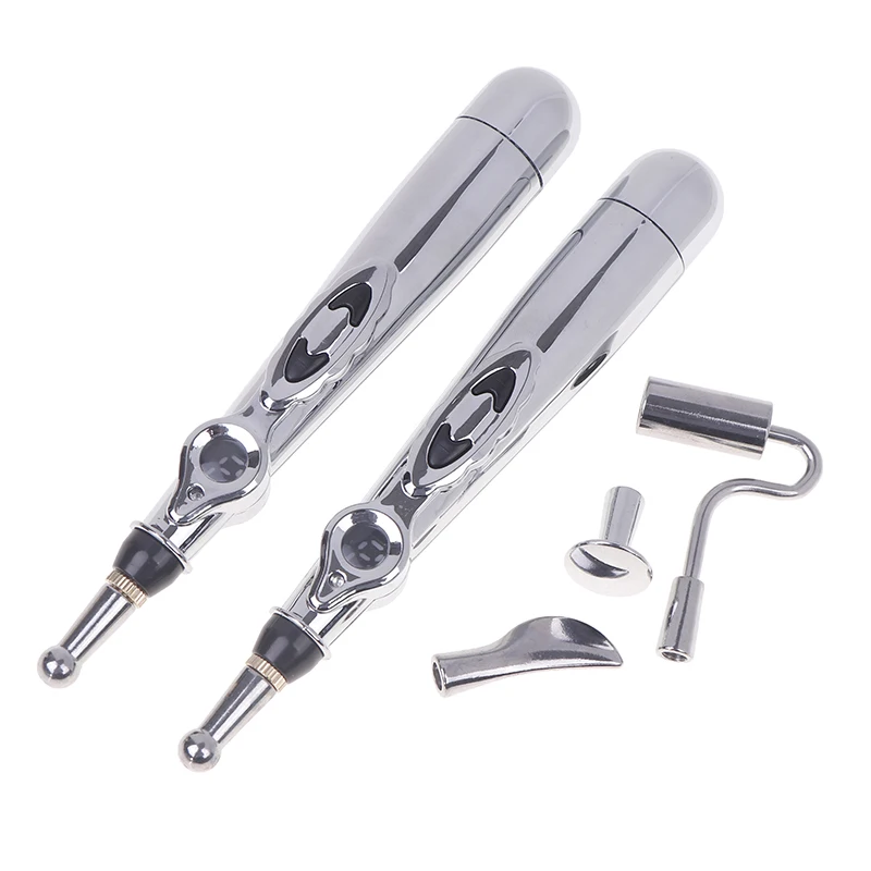 Электрическая массажная ручка для снятия боли с 2/5 насадками, ручка для акупунктурного массажа, ручка для массажа меридианов, энергетическая массажная ручка
Электрическая массажная ручка для снятия боли с 2/5 насадками, ручка для акупунктурного массажа, ручка для массажа меридианов, энергетическая массажная ручка