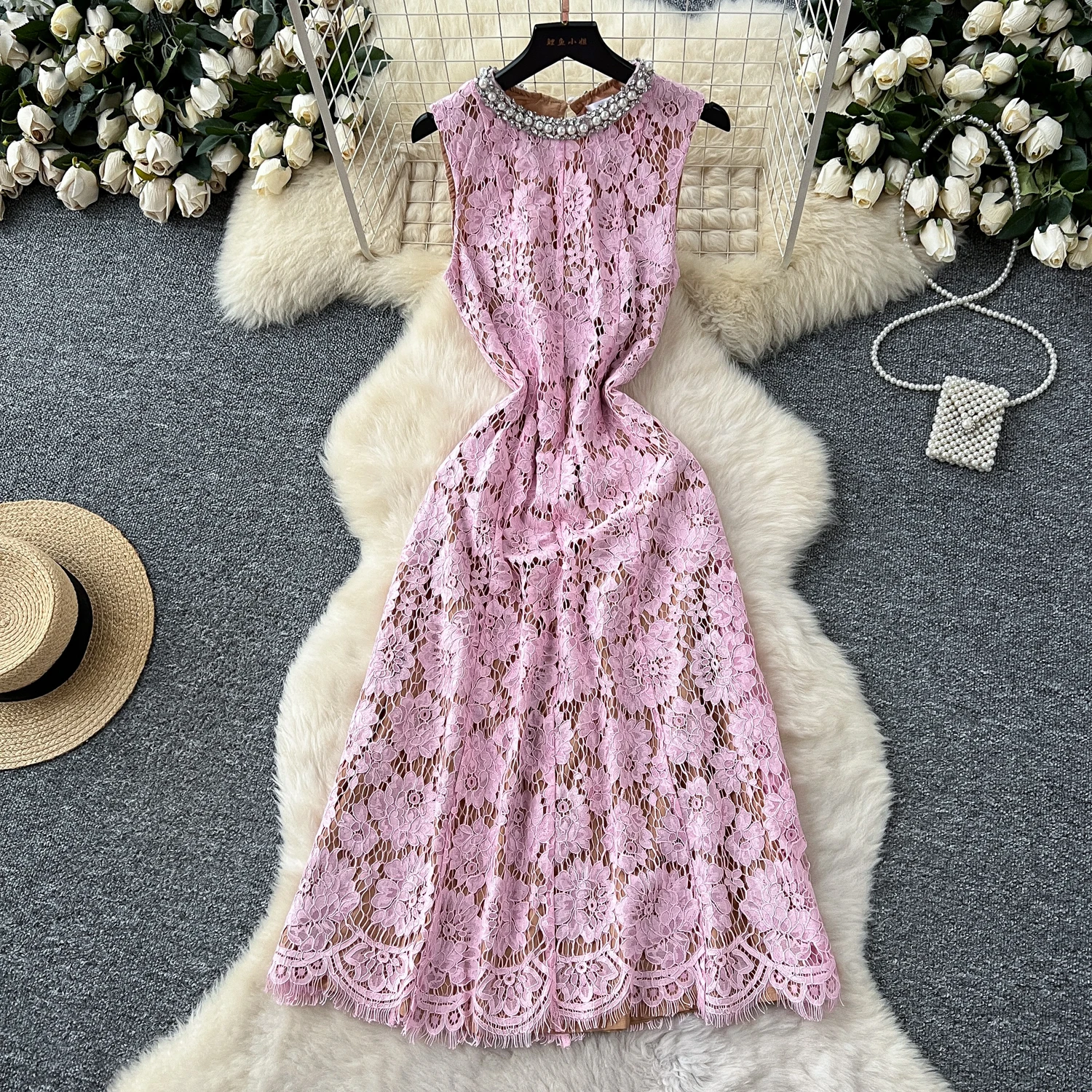 Elegant Sexy O-Neck Embroidered Flares lace slim High Waist fairycore Dress Vacation Vestidos Women Party Long dress
Elegant Sexy O-Neck Embroidered Flares lace slim High Waist fairycore Dress Vacation Vestidos Women Party Long dress