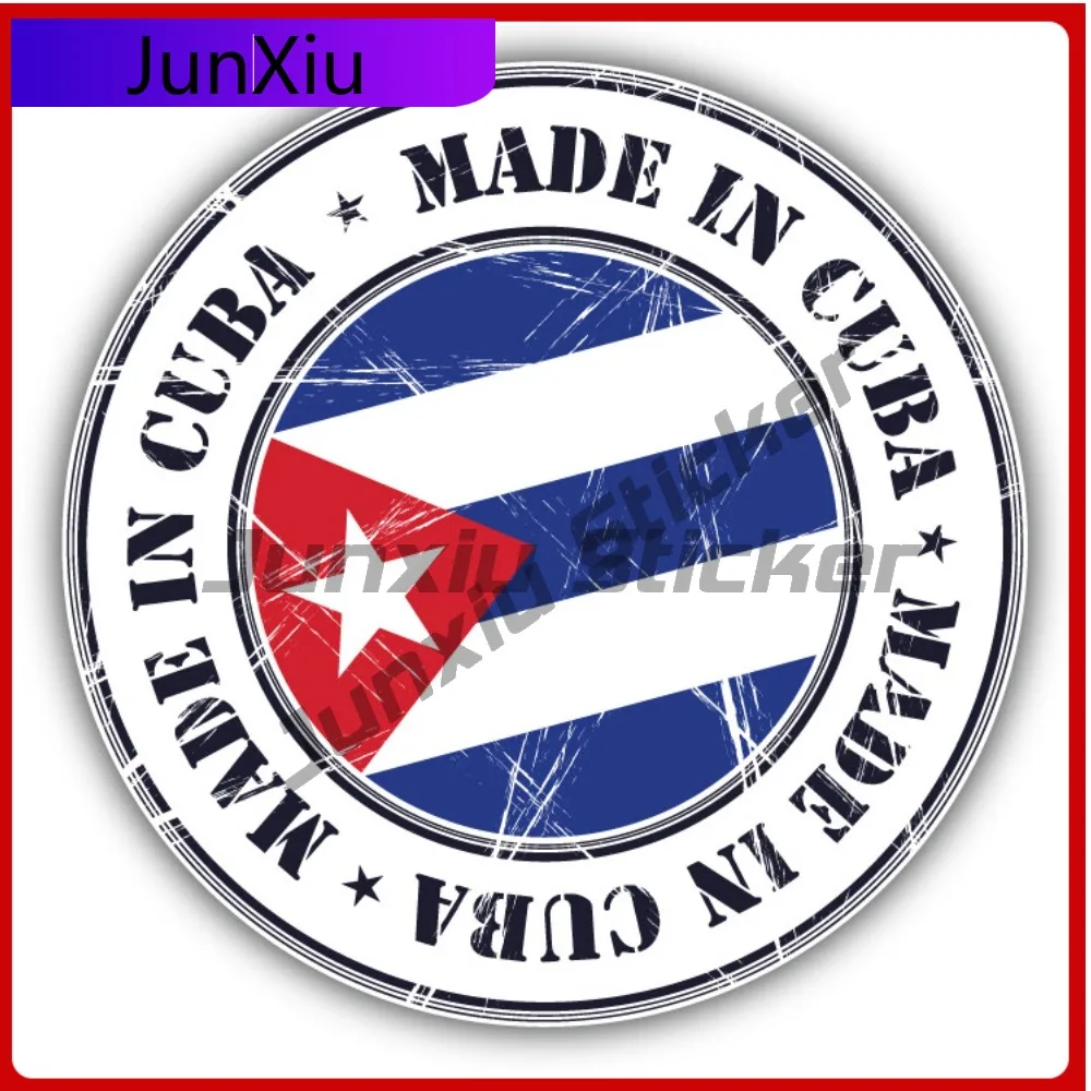 Made In Cuba Grunge Flag Stamp Car Decal Bumper Stickers Funny Style Bumper Use For Rear Window Decora Car Accessories UV Res
Made In Cuba Grunge Flag Stamp Car Decal Bumper Stickers Funny Style Bumper Use For Rear Window Decora Car Accessories UV Res
