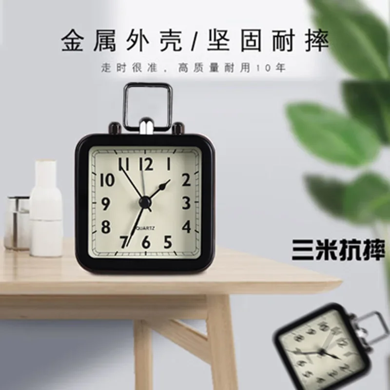 Small Metal Alarm Clock Simple Digital Alarm Clock Bedroom Bedside Silent Desk Time Clock Watch Home Decoration
Small Metal Alarm Clock Simple Digital Alarm Clock Bedroom Bedside Silent Desk Time Clock Watch Home Decoration