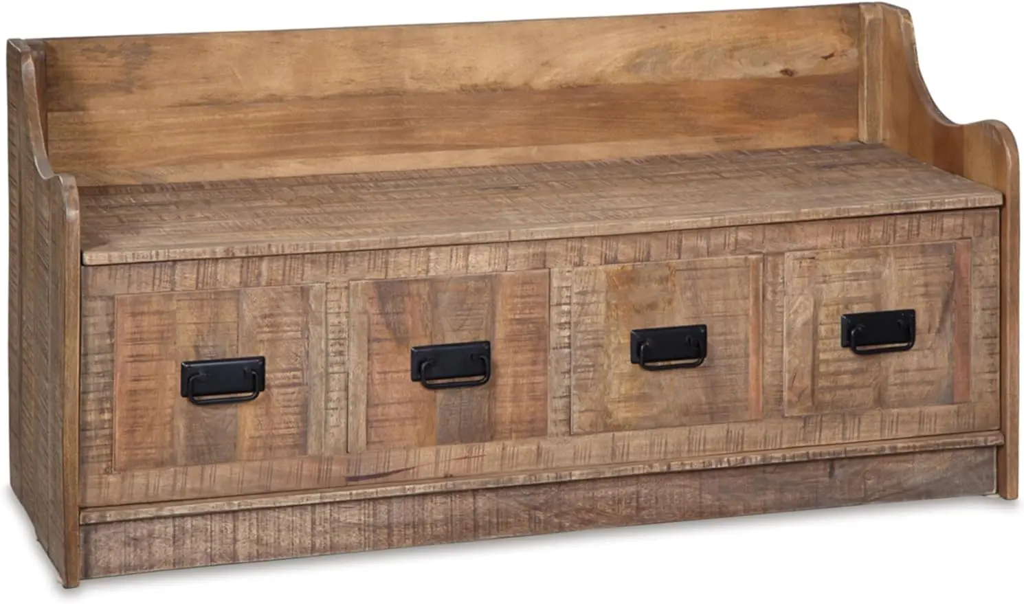 Signature Design by Ashley Garrettville Vintage Distressed Solid Wood Entryway Storage Bench, Brown
Signature Design by Ashley Garrettville Vintage Distressed Solid Wood Entryway Storage Bench, Brown