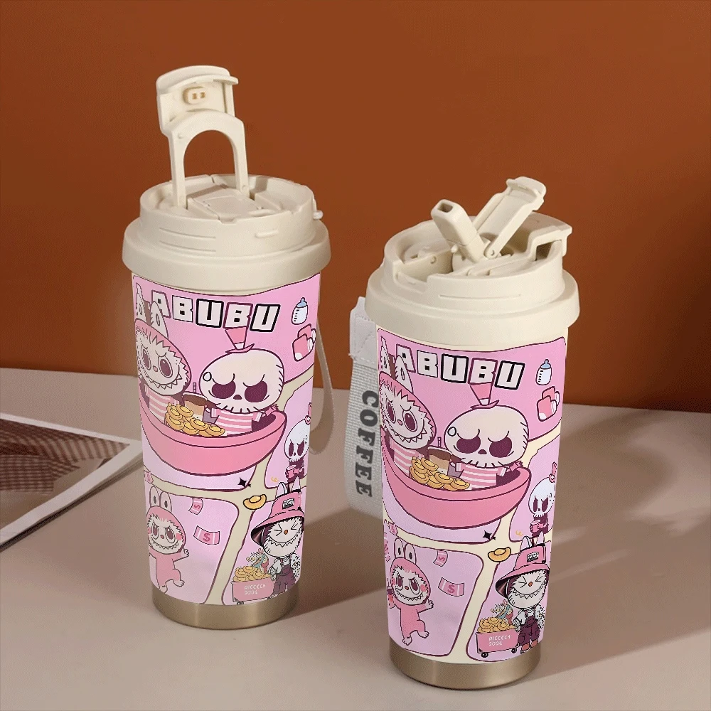 New Labubu Portable Coffee Bottle Large Capacity Hildren Adults Straw Cup Labubu Periphery Cartoon Car Portable Handle
New Labubu Portable Coffee Bottle Large Capacity Hildren Adults Straw Cup Labubu Periphery Cartoon Car Portable Handle