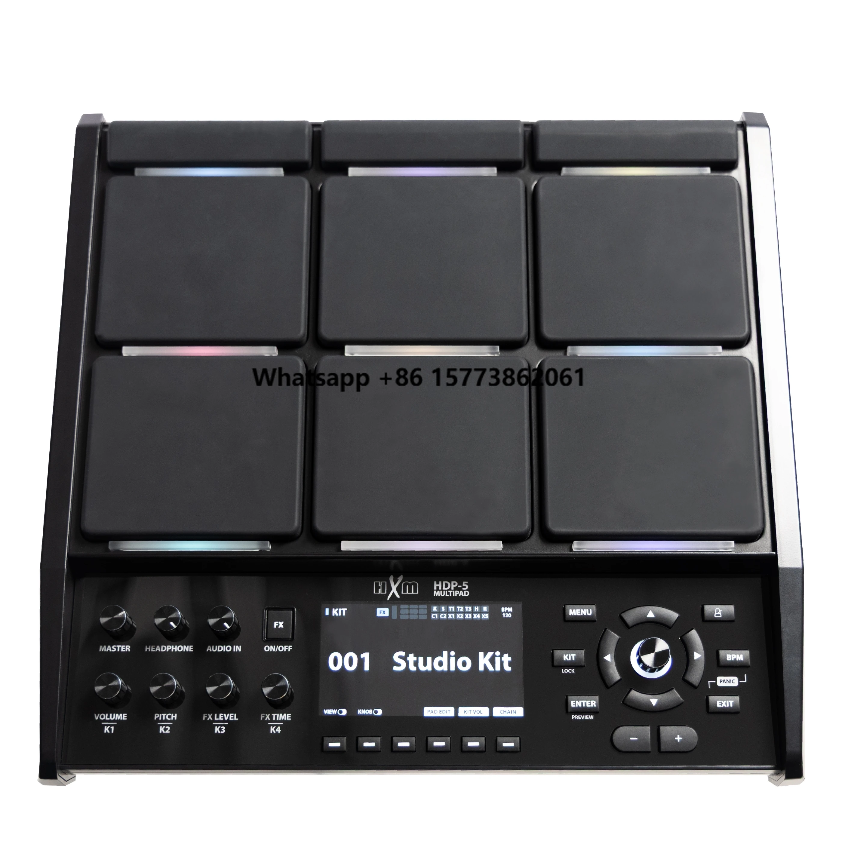HXM HDP-5 Multipad Without Metal Stand 8 Pads Professional Octapad Percussion Instrument
HXM HDP-5 Multipad Without Metal Stand 8 Pads Professional Octapad Percussion Instrument