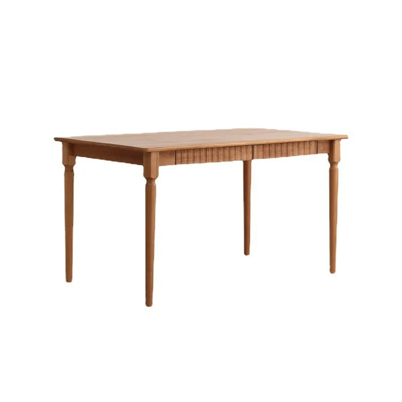 Nordic all-solid wood rectangular dining table and chairs small apartment household oak cherry wood dining table Japanese mode
Nordic all-solid wood rectangular dining table and chairs small apartment household oak cherry wood dining table Japanese mode