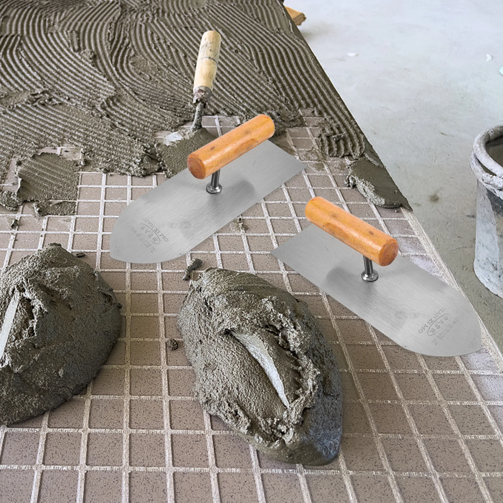 2pcs Stainless Steel Drywall Smoothing Spatula Portable Plastering Tool For Home Wallboard Plaster Concrete Finishing Trowel
2pcs Stainless Steel Drywall Smoothing Spatula Portable Plastering Tool For Home Wallboard Plaster Concrete Finishing Trowel