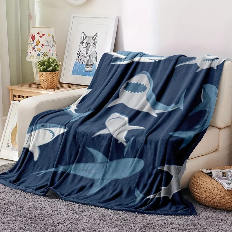 JY011pc Ocean Shark Print Blanket Soft Flannel Blanket Air Conditioning Blanket Plush Blanket Bed Travel Sofa Car Room¥6(a@1
JY011pc Ocean Shark Print Blanket Soft Flannel Blanket Air Conditioning Blanket Plush Blanket Bed Travel Sofa Car Room¥6(a@1