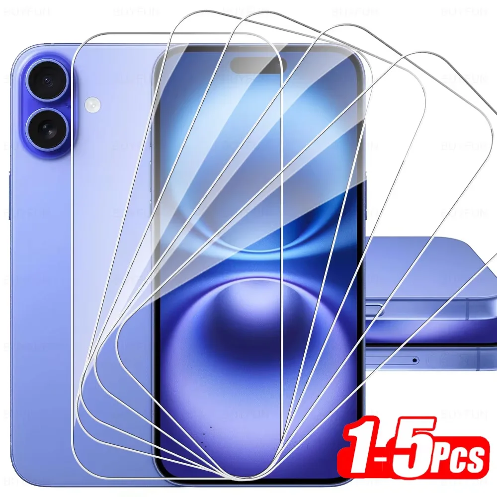 1-5PCS HD Screen Protectors For iPhone 16 Pro Max Air 17 14 Plus 15 13 12 16e 11 Mini X XR XS 6 7 8 Tempered Glass For iPhone 17
1-5PCS HD Screen Protectors For iPhone 16 Pro Max Air 17 14 Plus 15 13 12 16e 11 Mini X XR XS 6 7 8 Tempered Glass For iPhone 17