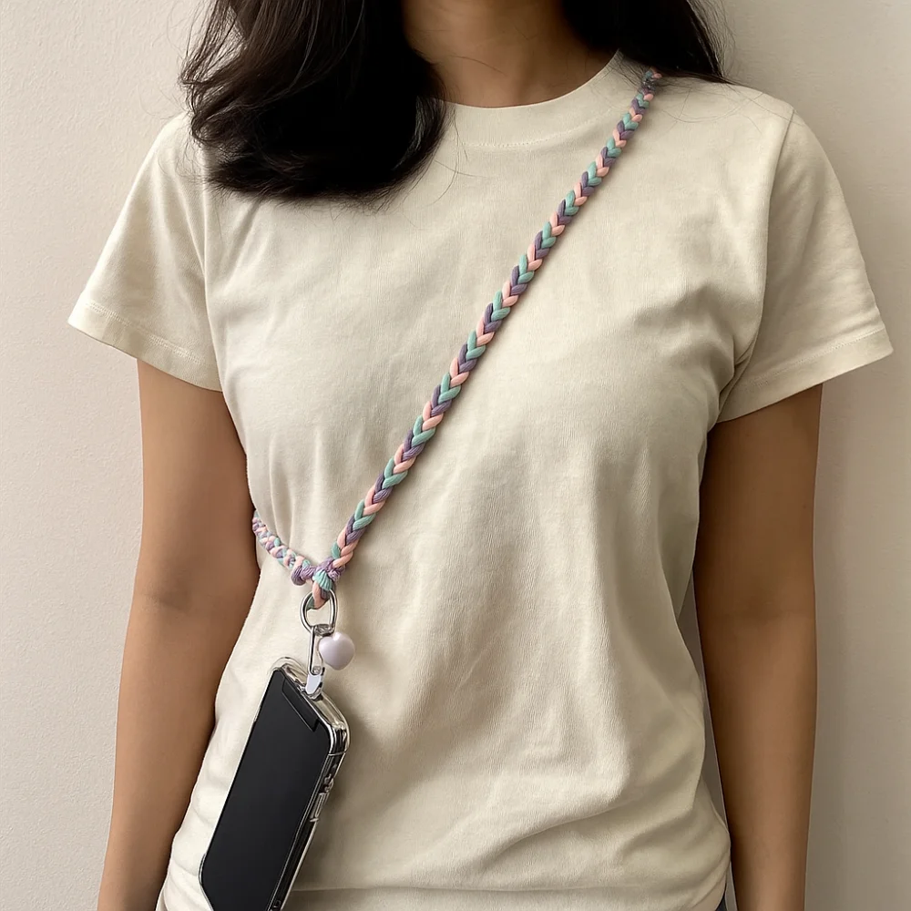 Nylon DIY Phone Crossbody Chain Anti-loss Diagonal Phone Hanging Chain Jewelry Shoulder Straps Mobile Phone Lanyard
Nylon DIY Phone Crossbody Chain Anti-loss Diagonal Phone Hanging Chain Jewelry Shoulder Straps Mobile Phone Lanyard