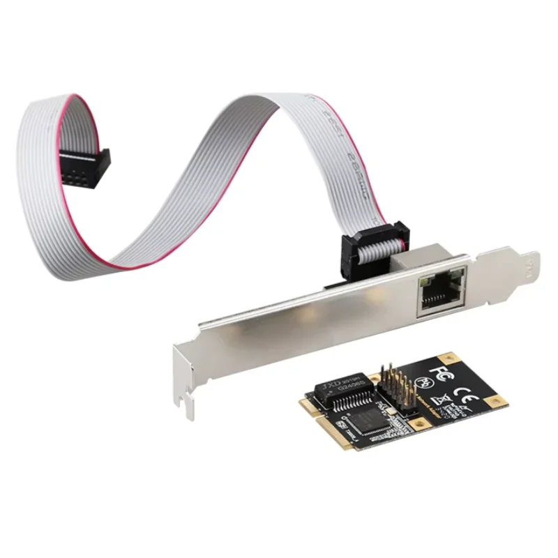 Мини-PCIe на 1 гигабитную сетевую карту с чипсетом Intel I210 10/100/1000 Мбит/с
Мини-PCIe на 1 гигабитную сетевую карту с чипсетом Intel I210 10/100/1000 Мбит/с