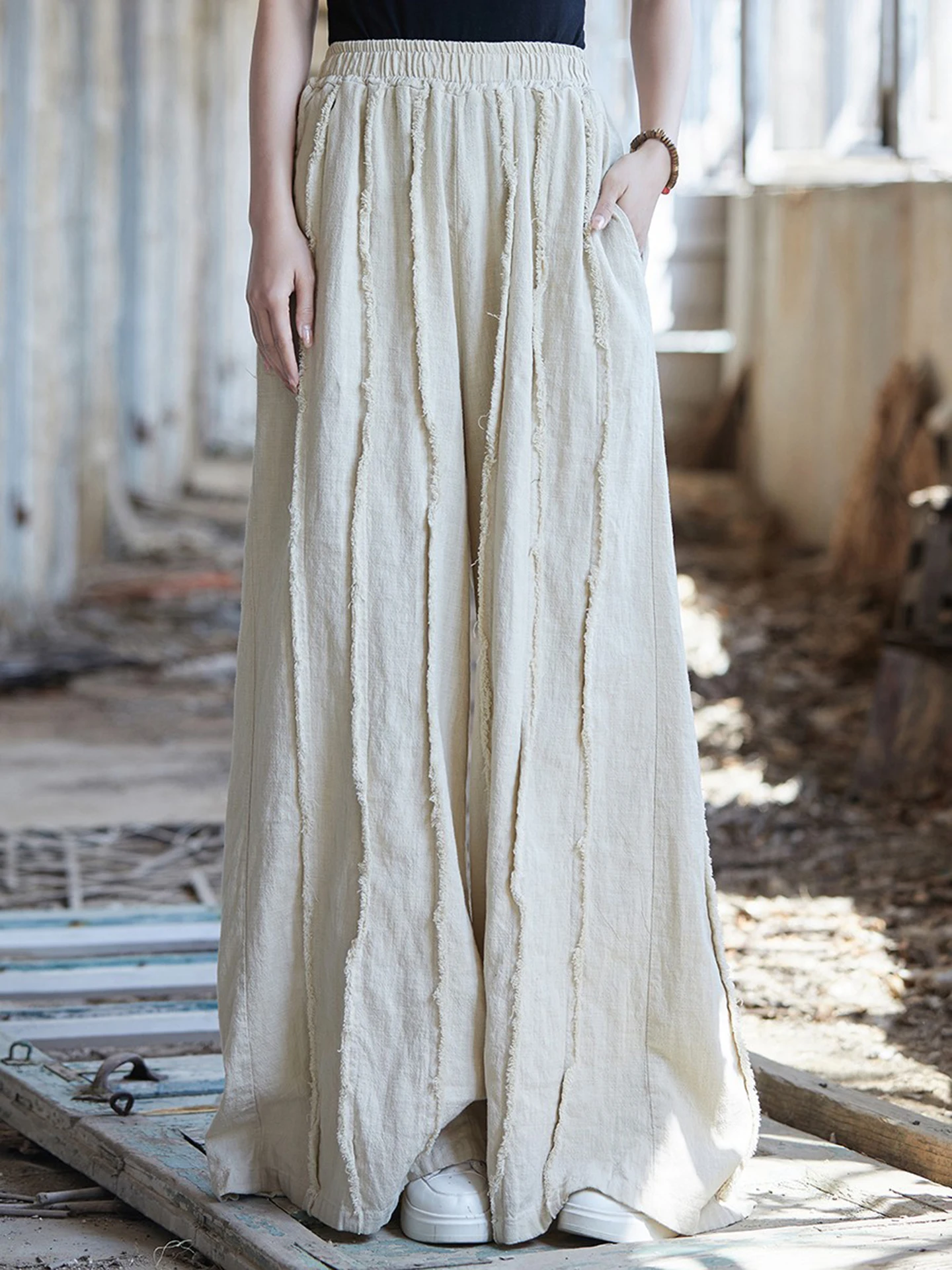 Cotton Linen Casual Pants Women Loose Versatile Faded Brushed Long Pants Home Travel Zen Meditation Wide Leg 16 Pieces Patchw...
Cotton Linen Casual Pants Women Loose Versatile Faded Brushed Long Pants Home Travel Zen Meditation Wide Leg 16 Pieces Patchw...