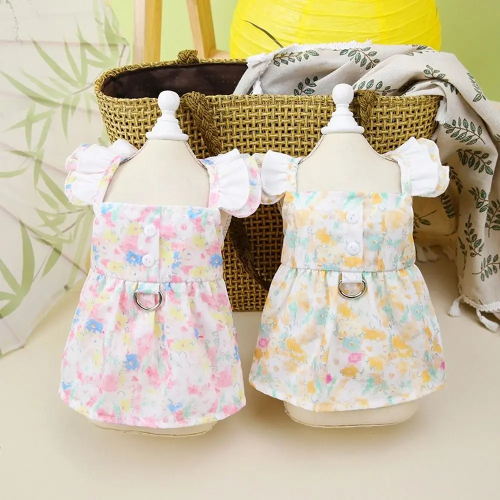 Lovely Soft Dog Princess Dress Reusable Breathable Pet Painted Flower Dress Washable Summer Dog Dress Summer
Lovely Soft Dog Princess Dress Reusable Breathable Pet Painted Flower Dress Washable Summer Dog Dress Summer