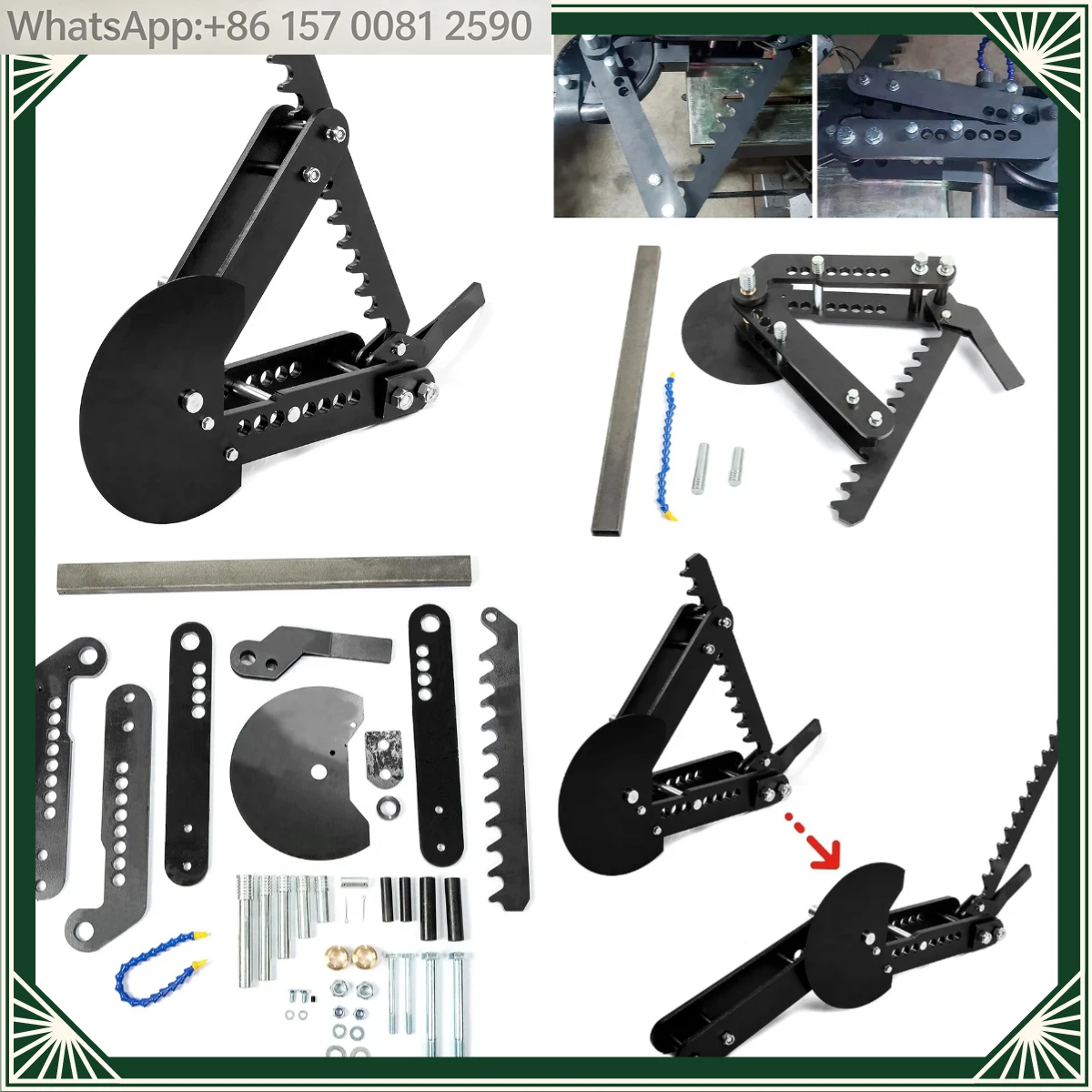 Black Oxide Coated Manual Pipe Bender, WFB2 Square Steel Pipe Bender Replacement Bending Machine
Black Oxide Coated Manual Pipe Bender, WFB2 Square Steel Pipe Bender Replacement Bending Machine