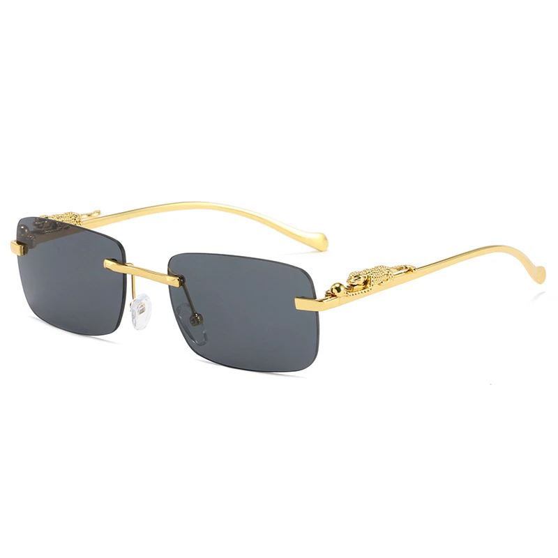 Driver Goggles Fashion Vintage Rimless Square Sunglasses Popular Travel Driving Metal Leopard Head Sun Glasses Driver's Eyewear
Driver Goggles Fashion Vintage Rimless Square Sunglasses Popular Travel Driving Metal Leopard Head Sun Glasses Driver's Eyewear