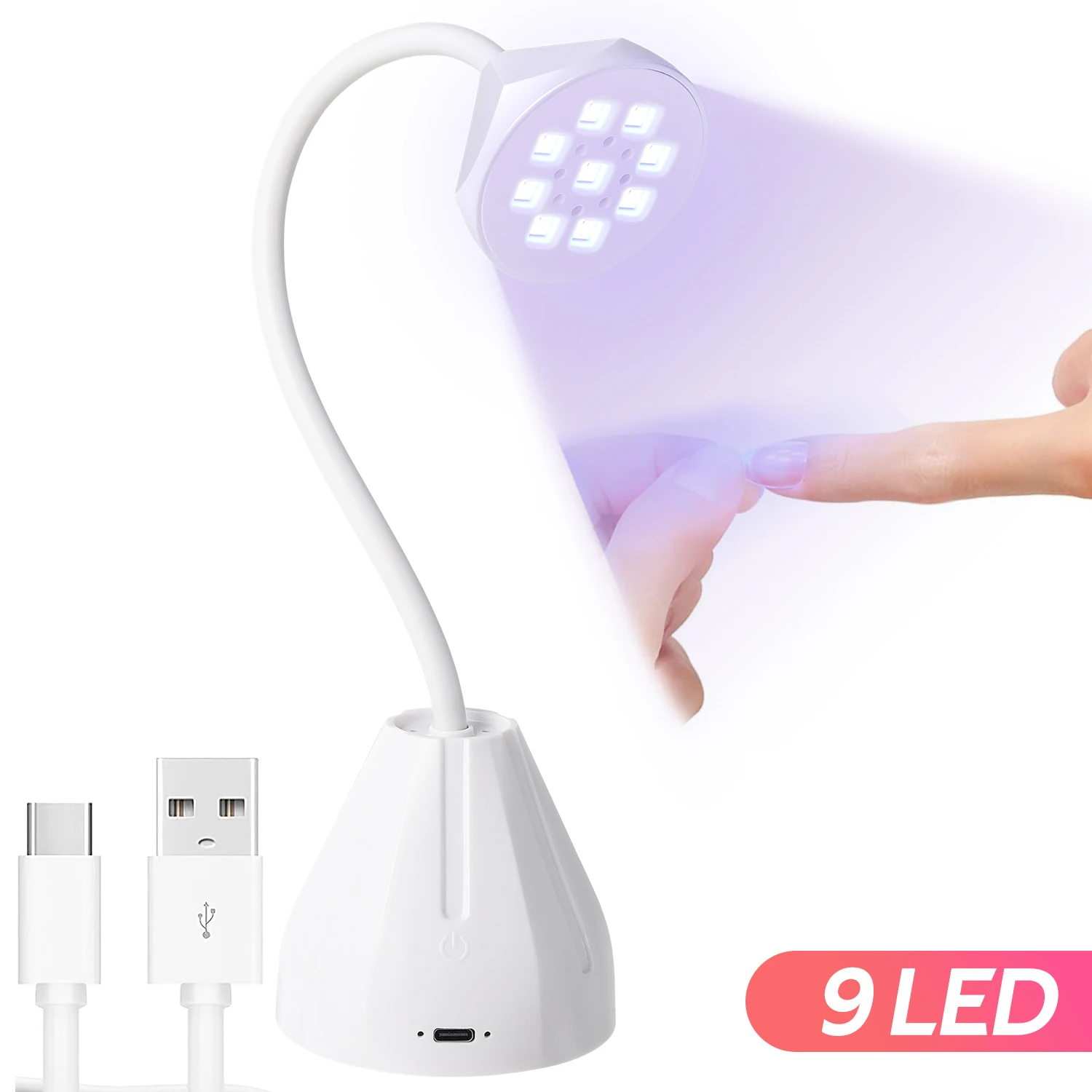 Аккумуляторная лампа для ногтей DianaBeauty 360° ° Регулируемая настольная УФ-лампа для ногтей 9, светодиодная маникюрная лампа для отверждения гелей и лака для ногтей
Аккумуляторная лампа для ногтей DianaBeauty 360° ° Регулируемая настольная УФ-лампа для ногтей 9, светодиодная маникюрная лампа для отверждения гелей и лака для ногтей
