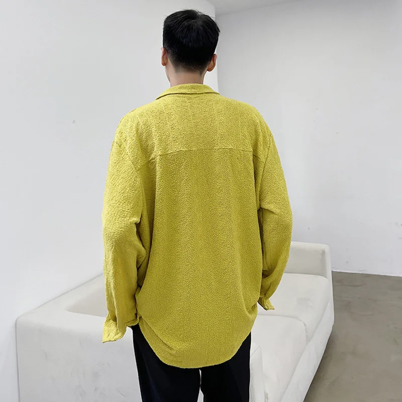 New Autumn Ginger Texture Long Sleeve Shirt For Men 2022 Fashion Versatile Tops Suit Collar Single Breastebig Shirts 2Y2228
New Autumn Ginger Texture Long Sleeve Shirt For Men 2022 Fashion Versatile Tops Suit Collar Single Breastebig Shirts 2Y2228