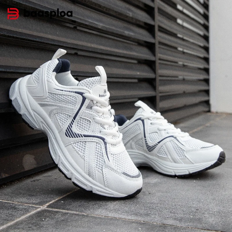 Baasploa Women Running Shoes Lightweight Breathable Sport Shoes Female Lace-Up Comfort Walking Casual Sneakers Rubber Non-Slip
Baasploa Women Running Shoes Lightweight Breathable Sport Shoes Female Lace-Up Comfort Walking Casual Sneakers Rubber Non-Slip