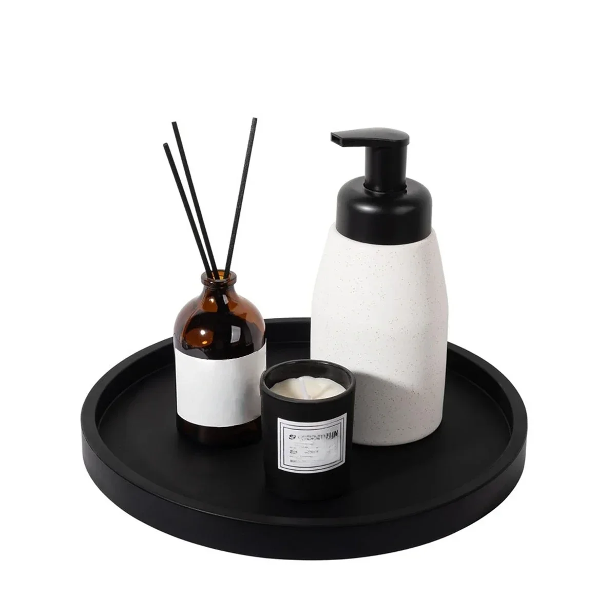 Silicone Soap Dispenser Tray for Bathroom Vanity and Countertop Organizer with Easy Clean Dishwasher Safe Feature
Silicone Soap Dispenser Tray for Bathroom Vanity and Countertop Organizer with Easy Clean Dishwasher Safe Feature
