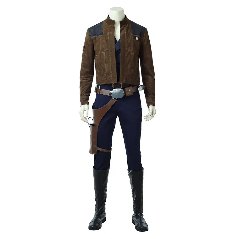Wars Story Cosplay Han Solo Costume Halloween Carnival Fancy Superhero Outfit With Jacket Adult Men Battle Suit With Accessories
Wars Story Cosplay Han Solo Costume Halloween Carnival Fancy Superhero Outfit With Jacket Adult Men Battle Suit With Accessories