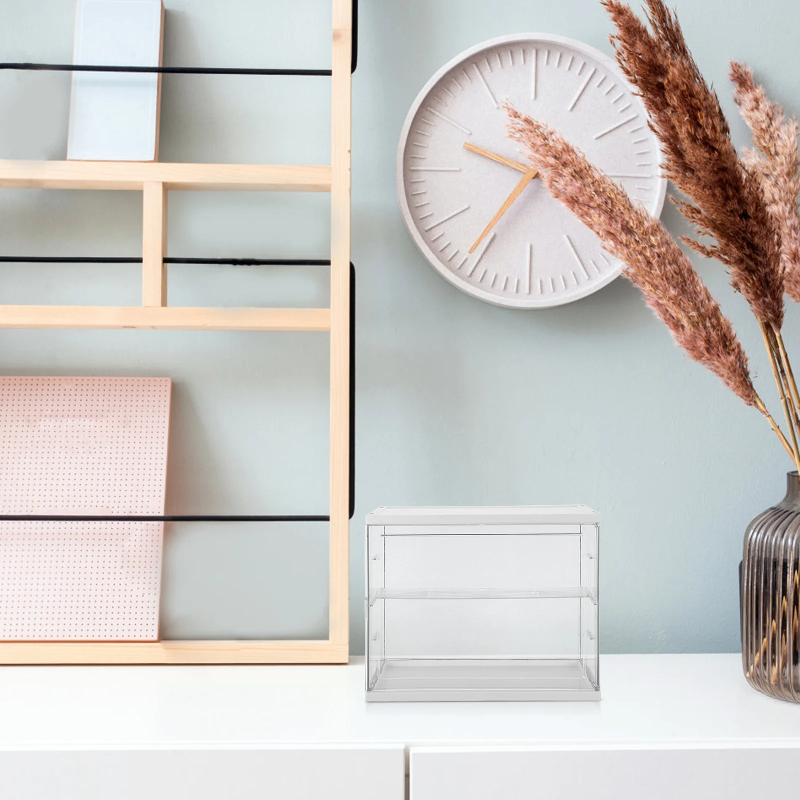 Transparent Display Case for Mini Figures Dustproof Protective Storage for Anime Exhibitions and Personal Collections
Transparent Display Case for Mini Figures Dustproof Protective Storage for Anime Exhibitions and Personal Collections