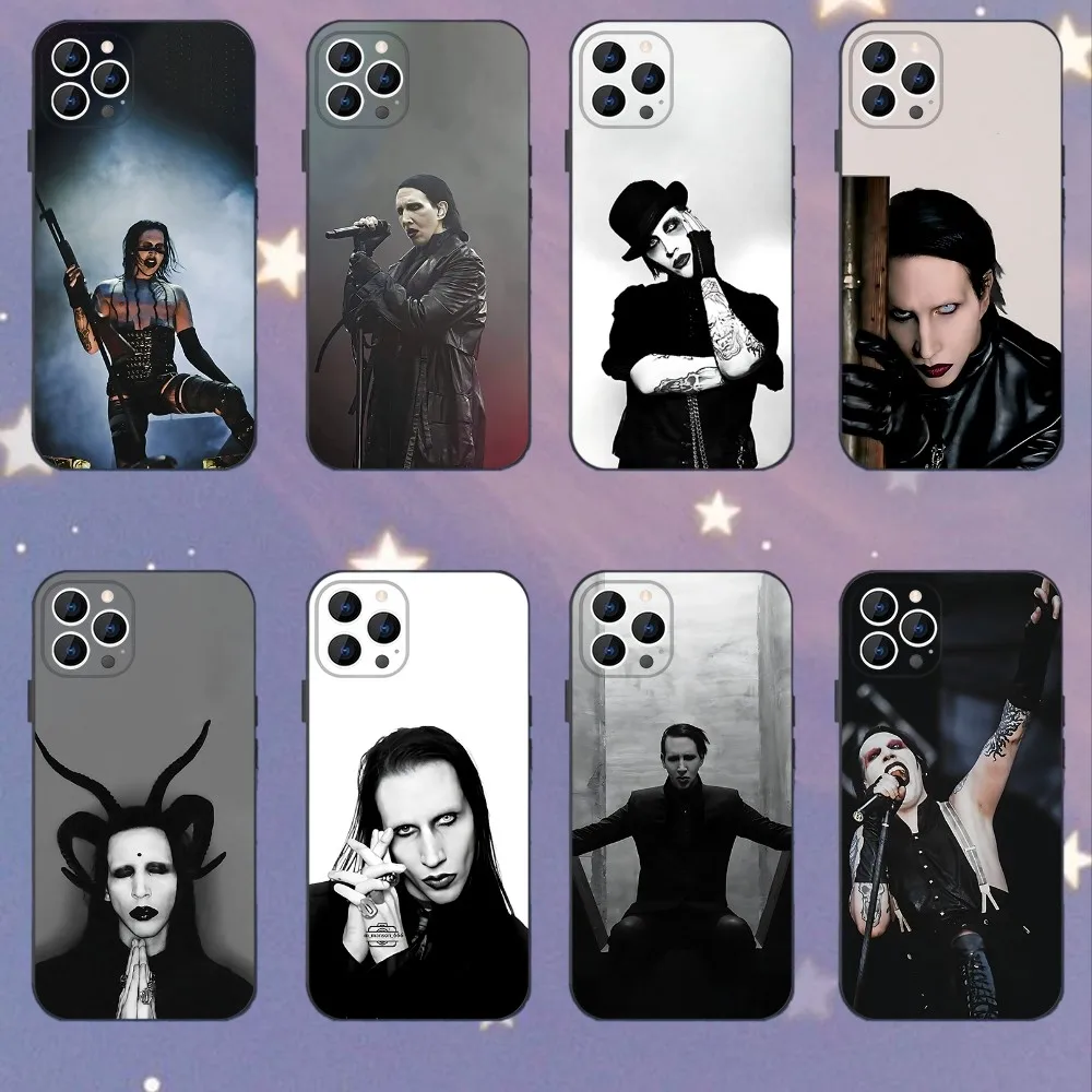 Singer M-Marilyn M-Manson Phone Case For iPhone 16,15,14,13,12,11,Mini,Pro,SE,MAX White Matte Shockproof Cover
Singer M-Marilyn M-Manson Phone Case For iPhone 16,15,14,13,12,11,Mini,Pro,SE,MAX White Matte Shockproof Cover
