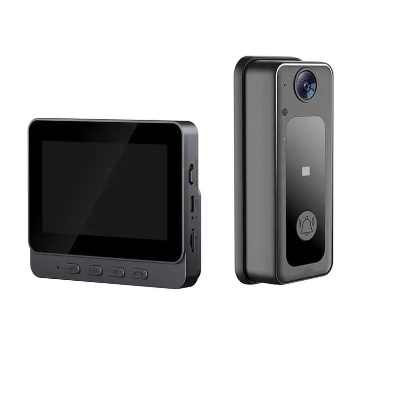 A76I-Tuya 4.3In LPS-Screen Wireless Intercom Doorbell With HD Night Vision Video Camera Smart Security Visual Doorbell