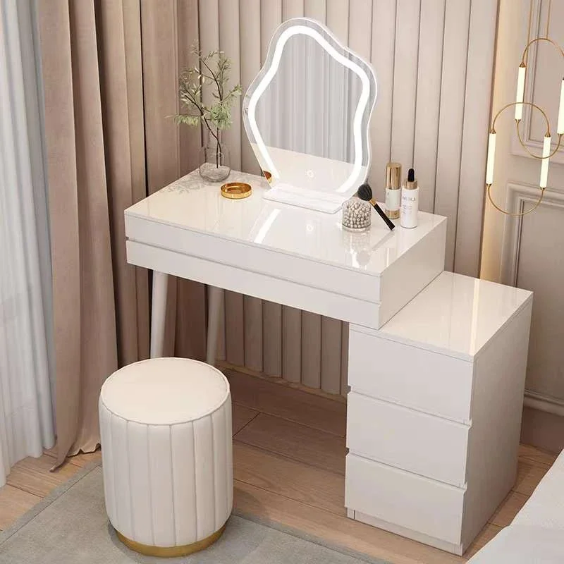 Storage Bedroom Dressing Table Light Drawers White Chair Dressing Table Makeup Mirror Coiffeuse De Chambre Salon Furniture
Storage Bedroom Dressing Table Light Drawers White Chair Dressing Table Makeup Mirror Coiffeuse De Chambre Salon Furniture