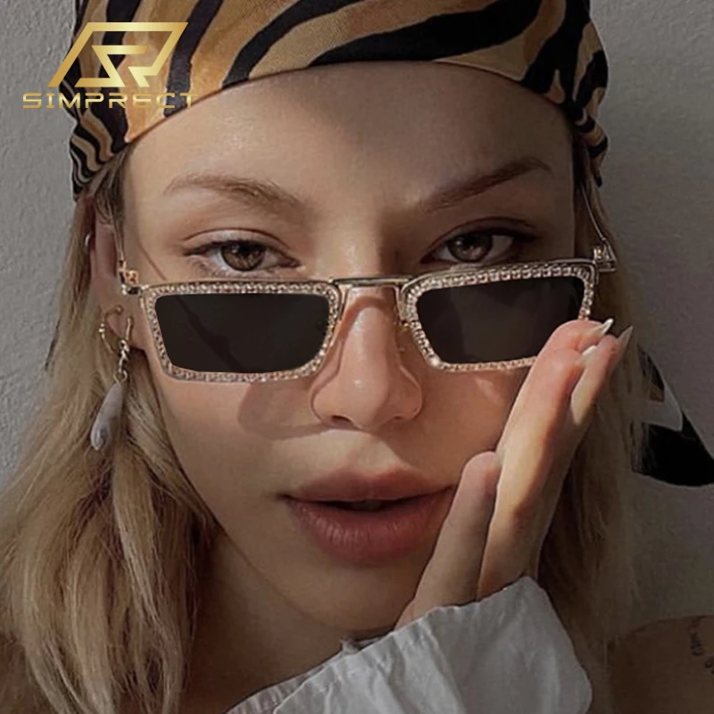 SIMPRECT Rectangle Sunglasses Women 2023 Luxury Brand Designer Quality Square Sun Glasses Fashion Vintage Retro Shades For Women
SIMPRECT Rectangle Sunglasses Women 2023 Luxury Brand Designer Quality Square Sun Glasses Fashion Vintage Retro Shades For Women