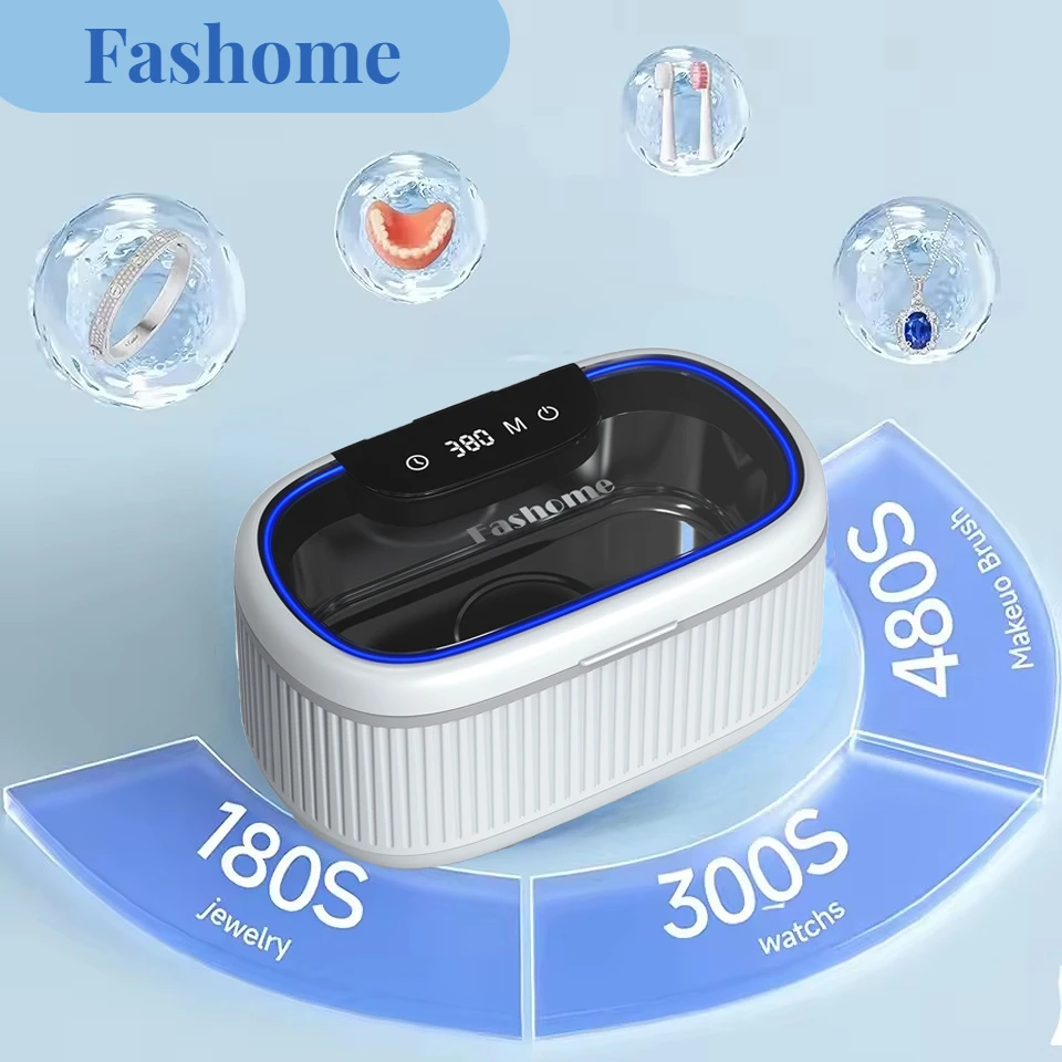 550ML Sonic Jewelry Cleaner Professional Ultrasonic Cleaner 45KHZ Pulsating Cleaning Kit for Glasses Ring Silver Dentures
550ML Sonic Jewelry Cleaner Professional Ultrasonic Cleaner 45KHZ Pulsating Cleaning Kit for Glasses Ring Silver Dentures