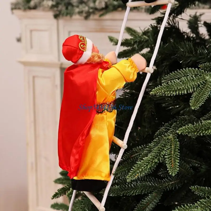 H7ED Christmas Tree Decoration Spanish Kings Climbing Ladder Hanging Ornament for Trees Door Wall Window Holiday Decorations
H7ED Christmas Tree Decoration Spanish Kings Climbing Ladder Hanging Ornament for Trees Door Wall Window Holiday Decorations