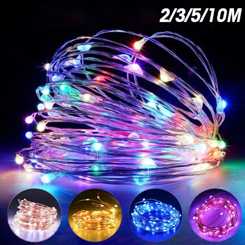 2/3/5/10 Meter LED String Lights USB Sliver Wire Starry Fairy Light for Xmas Garland Party Birthday Wedding Christmas Tree Decor
2/3/5/10 Meter LED String Lights USB Sliver Wire Starry Fairy Light for Xmas Garland Party Birthday Wedding Christmas Tree Decor