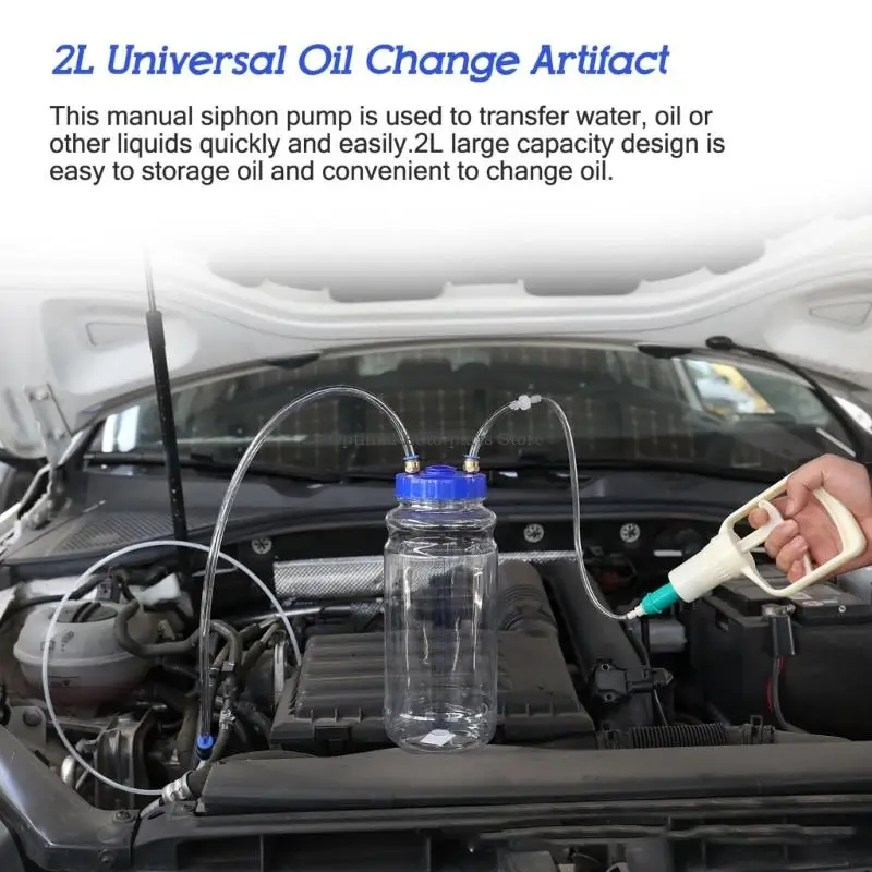 2L Manual Oil Extractor Oil Transfer Pump Perfect For Home Vehicle Servicing
2L Manual Oil Extractor Oil Transfer Pump Perfect For Home Vehicle Servicing