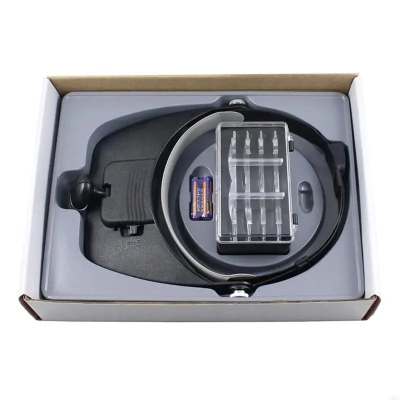 20RC Headband Magnifier Multi-functional Illuminated Magnifier Glass 1.2X/1.8X/2.5X/3.5X Head Loupe Magnifier Gift
20RC Headband Magnifier Multi-functional Illuminated Magnifier Glass 1.2X/1.8X/2.5X/3.5X Head Loupe Magnifier Gift