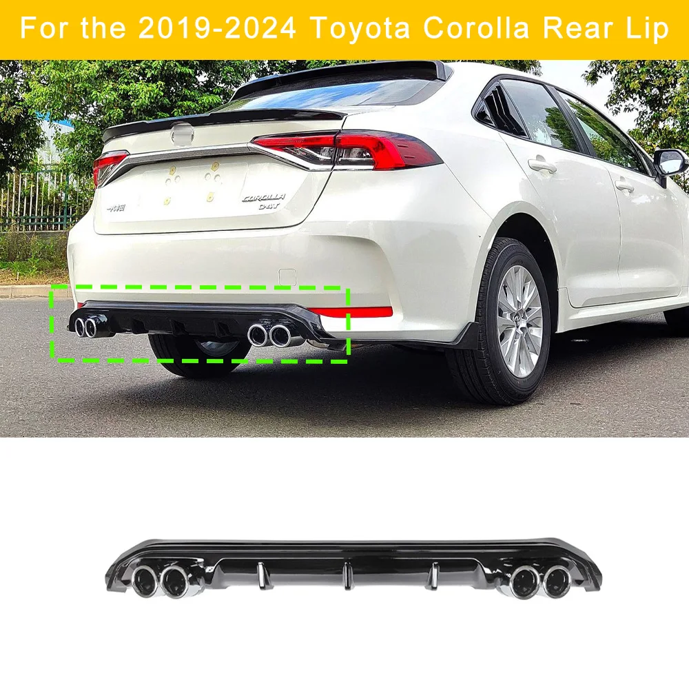 For 2019 2020 2021 2022 2023 2024 Toyota Corolla rear bumper spoiler splitter rear lip ABS material diffuser body Kit
For 2019 2020 2021 2022 2023 2024 Toyota Corolla rear bumper spoiler splitter rear lip ABS material diffuser body Kit