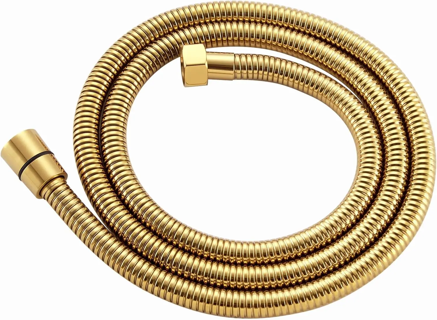 Titanium Gold Shower Hose, 59-Inch Extra Long Handheld Shower Head Replacement with Solid Brass Connectors
Titanium Gold Shower Hose, 59-Inch Extra Long Handheld Shower Head Replacement with Solid Brass Connectors