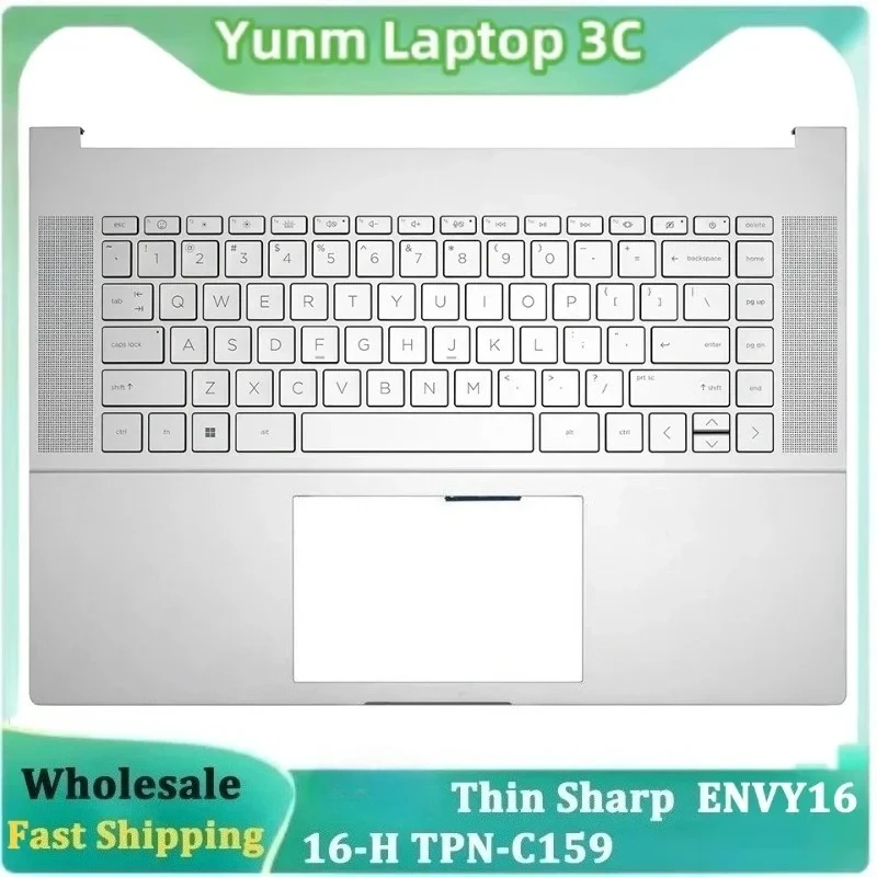 New Original For Thin Sharp ENVY16 16-H TPN-C159 Laptop US Keyboard Palmrest Upper Lower Cover Top Case Silver N12772-001
New Original For Thin Sharp ENVY16 16-H TPN-C159 Laptop US Keyboard Palmrest Upper Lower Cover Top Case Silver N12772-001