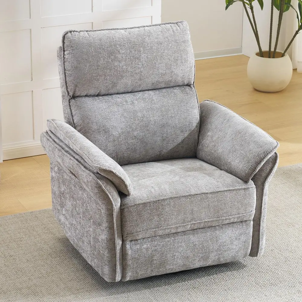 Rocking Chair Nursery with Massage and Heat, Glider Recliner Nursery Chair with Adjustable Headrest, Power Swivel Rocker Reclin
Rocking Chair Nursery with Massage and Heat, Glider Recliner Nursery Chair with Adjustable Headrest, Power Swivel Rocker Reclin