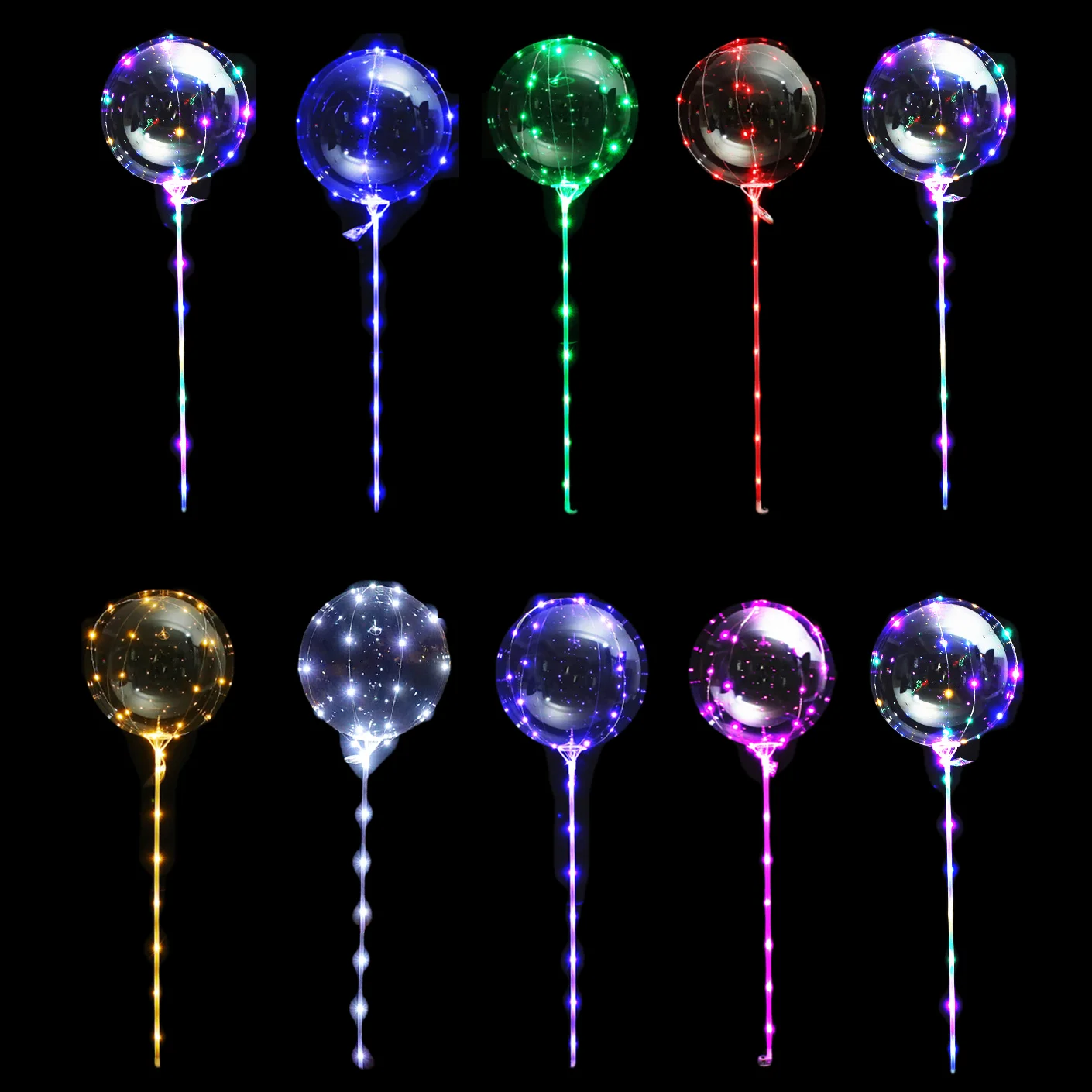 10pcs Handle LED Light Balloon Transparent Wedding Bobo Bubble Balloons Birthday Party Decorations Kids Christmas Toys Light
10pcs Handle LED Light Balloon Transparent Wedding Bobo Bubble Balloons Birthday Party Decorations Kids Christmas Toys Light