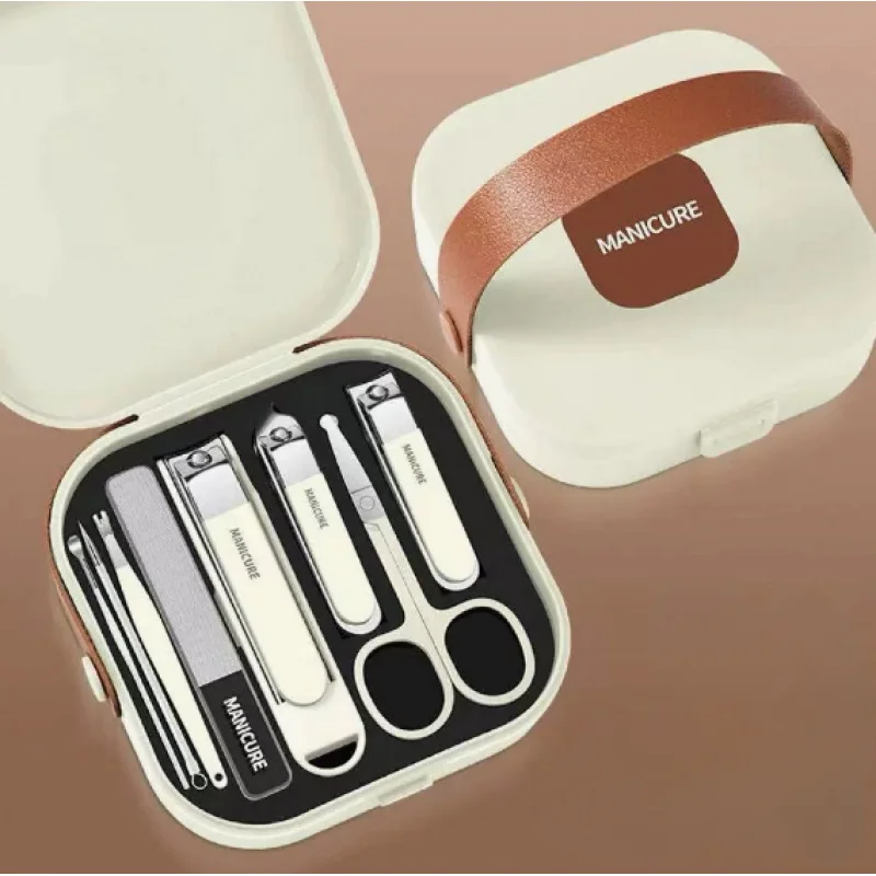 8Pcs/Set Manicure Kit, Stainless Steel Sharp Durable All-in-One Nail Tools, Portable Nail Clipper Set
8Pcs/Set Manicure Kit, Stainless Steel Sharp Durable All-in-One Nail Tools, Portable Nail Clipper Set