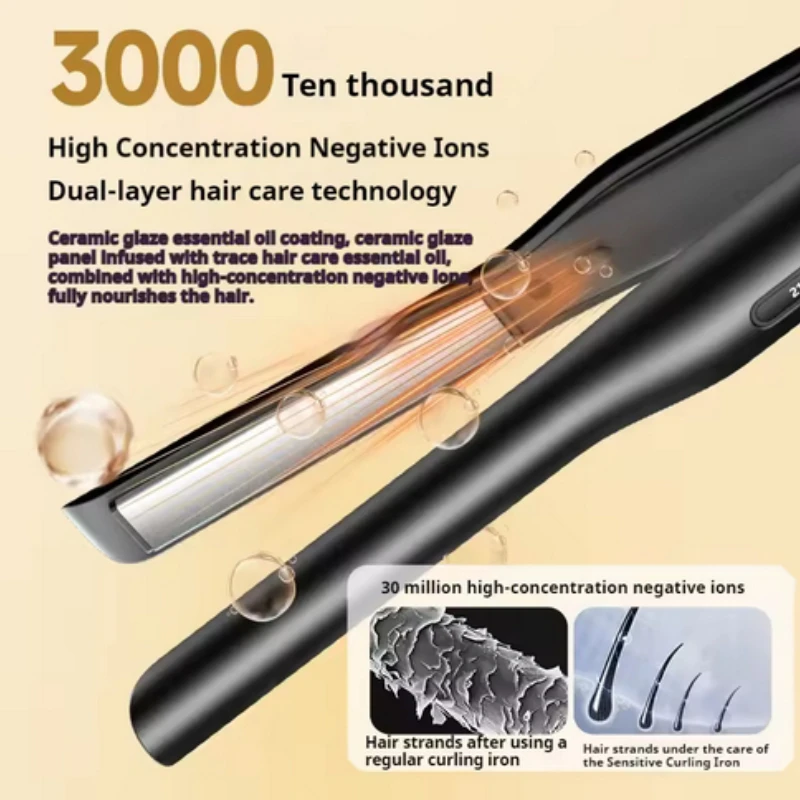 Professional 25W Hair Straightener and Curler Dual Use Narrow Plate Fast Heating with Negative Ion for Men Short Hair Styling
Professional 25W Hair Straightener and Curler Dual Use Narrow Plate Fast Heating with Negative Ion for Men Short Hair Styling