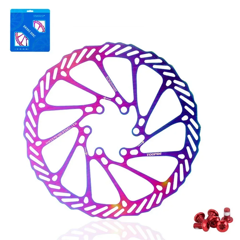 Colorful Electroplated Bike Disc Brake for ROTOR Lightweight Hollow Design Enhanced Heat Dissipation Stainless Steel
Colorful Electroplated Bike Disc Brake for ROTOR Lightweight Hollow Design Enhanced Heat Dissipation Stainless Steel