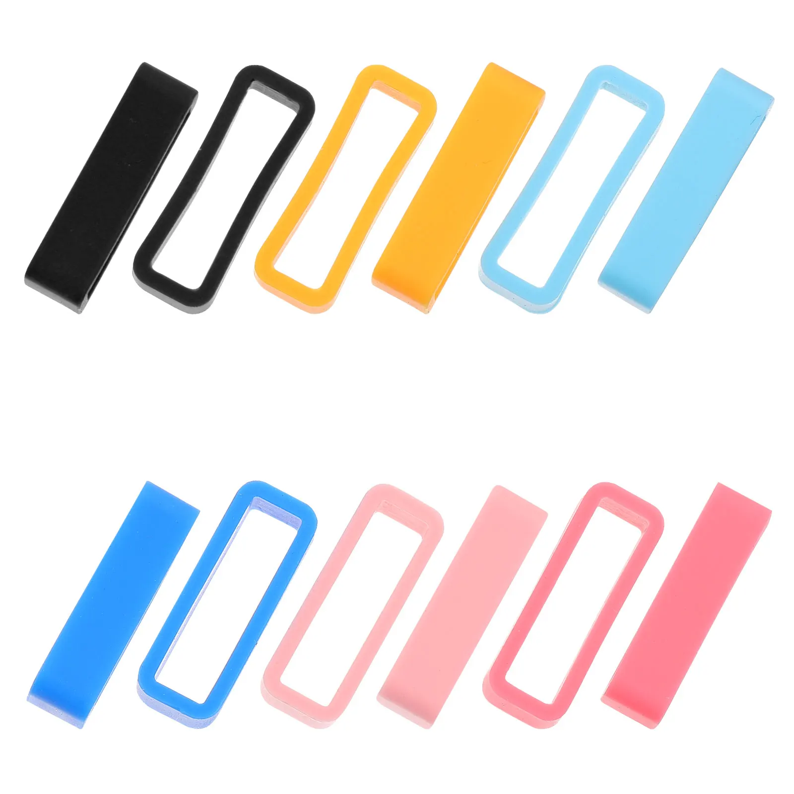 12 Pcs Watch Strap Loop 20CM Silicone Rings Black Blue Yellow Durable Quality Watchband Accessories
12 Pcs Watch Strap Loop 20CM Silicone Rings Black Blue Yellow Durable Quality Watchband Accessories