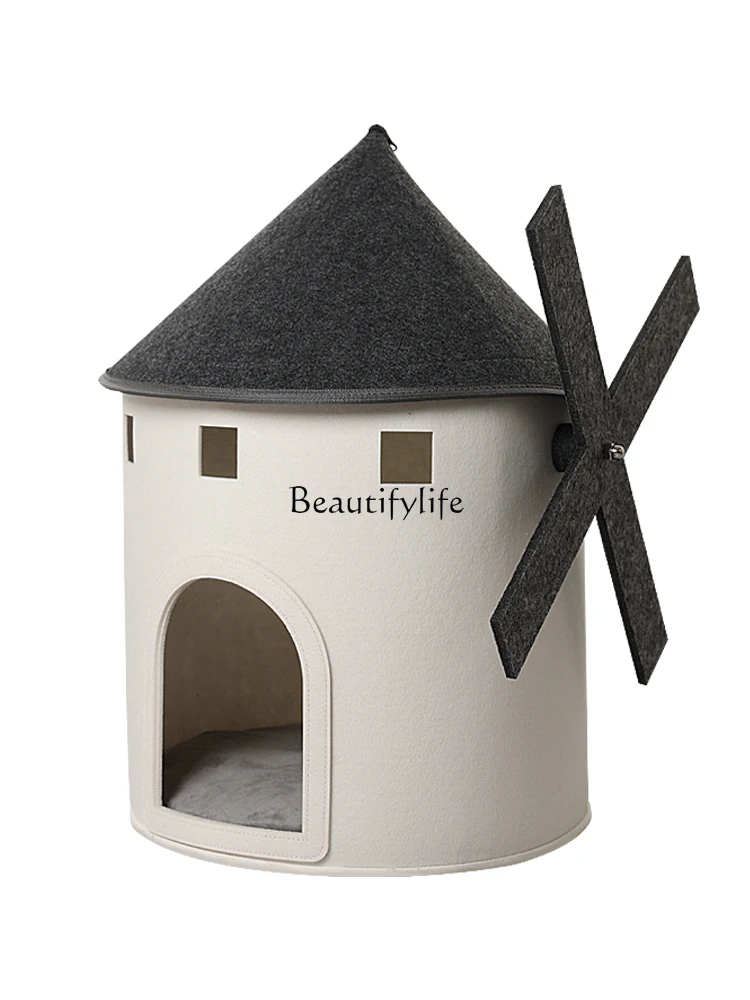 Original Designer Model Windmill Cat Nest Dog House Semi-Enclosed Oversized Space House Tent
Original Designer Model Windmill Cat Nest Dog House Semi-Enclosed Oversized Space House Tent