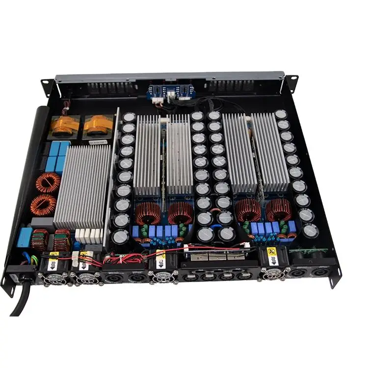 Lihui 4-channel 1400 1u Class D Professional Amplifier Power Amplifier Built in Aluminum Heat Sink
Lihui 4-channel 1400 1u Class D Professional Amplifier Power Amplifier Built in Aluminum Heat Sink