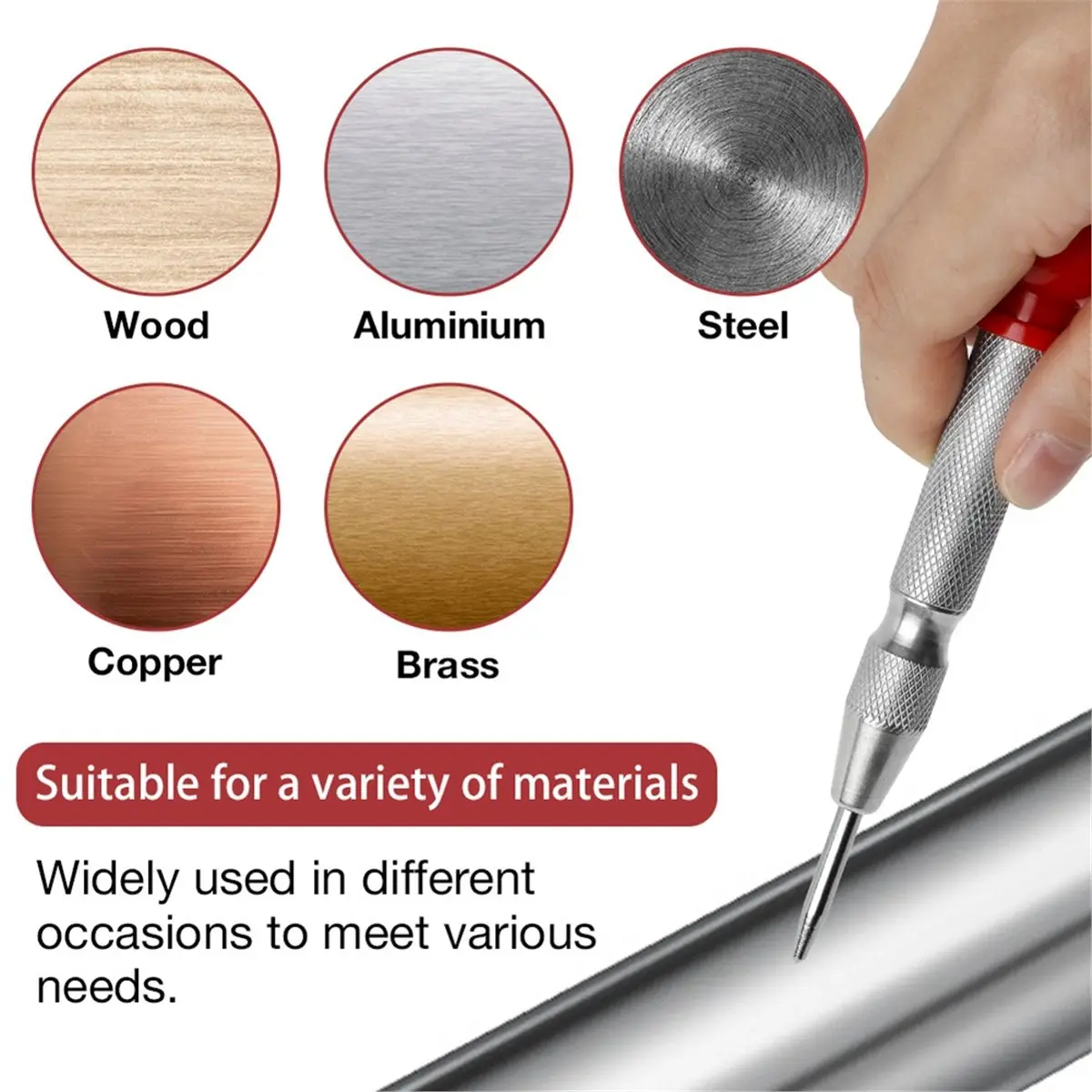 A58Z Drill Stop Collar Set Automatic Center Punch Kit Carbon Steel Rings 3/4/5/6/8/10/12/16mm Depth Woodworking Tools Window
A58Z Drill Stop Collar Set Automatic Center Punch Kit Carbon Steel Rings 3/4/5/6/8/10/12/16mm Depth Woodworking Tools Window