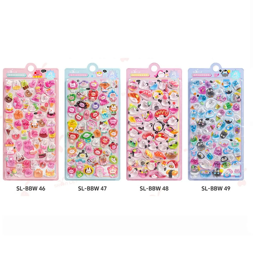 Embossed Animal/Flower 3D Crystal Sticker DIY Crafts Melody Cartoon Animal Sticker DIY Stickers PVC Scrapbooking Stickers
Embossed Animal/Flower 3D Crystal Sticker DIY Crafts Melody Cartoon Animal Sticker DIY Stickers PVC Scrapbooking Stickers