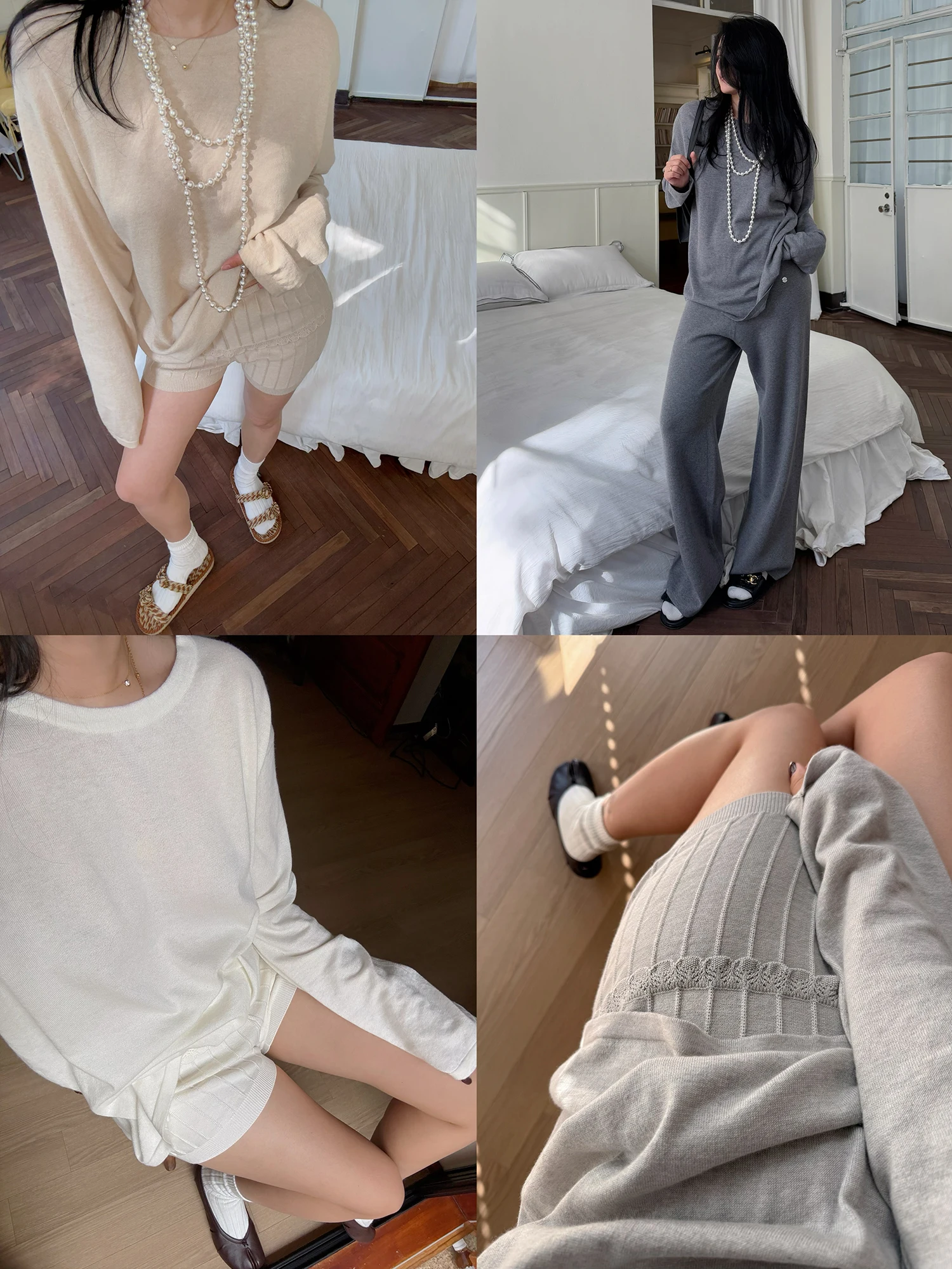 TZCO 25 Early Spring Walk Knitted 48 Stitches Kangsene Cotton Camere Casual Loose Fit Long Sve round Ne Knitwear
TZCO 25 Early Spring Walk Knitted 48 Stitches Kangsene Cotton Camere Casual Loose Fit Long Sve round Ne Knitwear