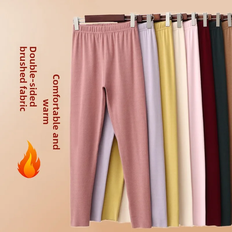 Women's High-Waist Thiened Double-Faced Fce Leggings Autumn Winter Warm Underwear Long Pants Smooth Sl Trousers
Women's High-Waist Thiened Double-Faced Fce Leggings Autumn Winter Warm Underwear Long Pants Smooth Sl Trousers