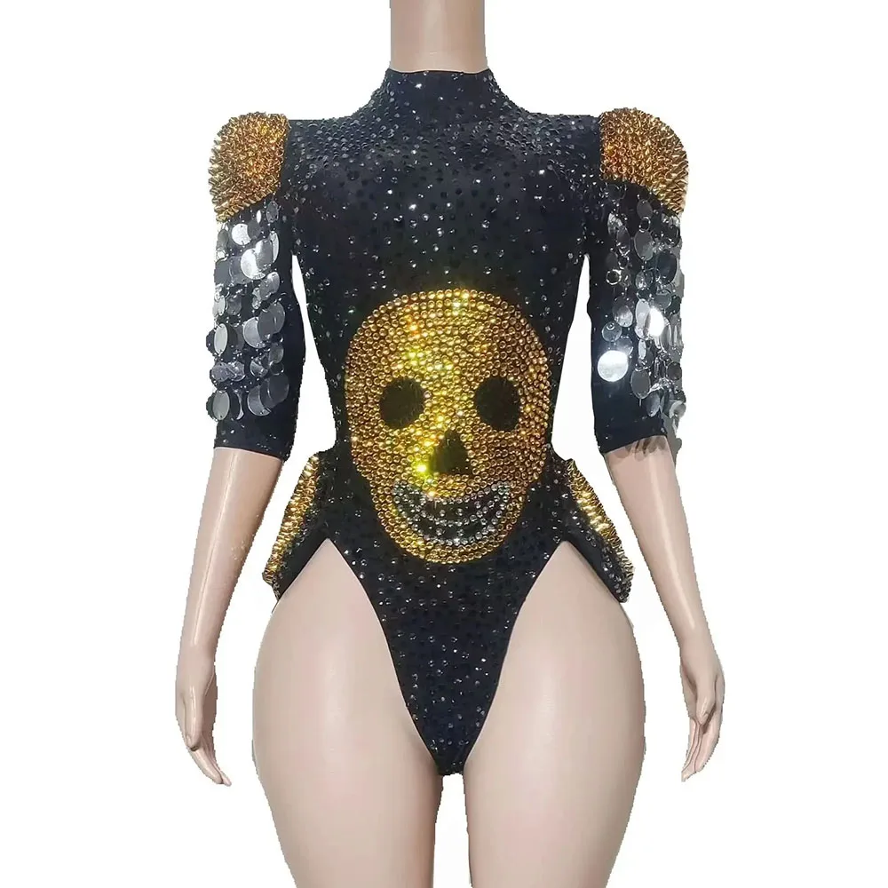 Women Sexy Sparkly Rhinestones Sequin Pattern Bodysuit Birthday Singer Party Performance Photoshoot Festival Stage Costume
Women Sexy Sparkly Rhinestones Sequin Pattern Bodysuit Birthday Singer Party Performance Photoshoot Festival Stage Costume