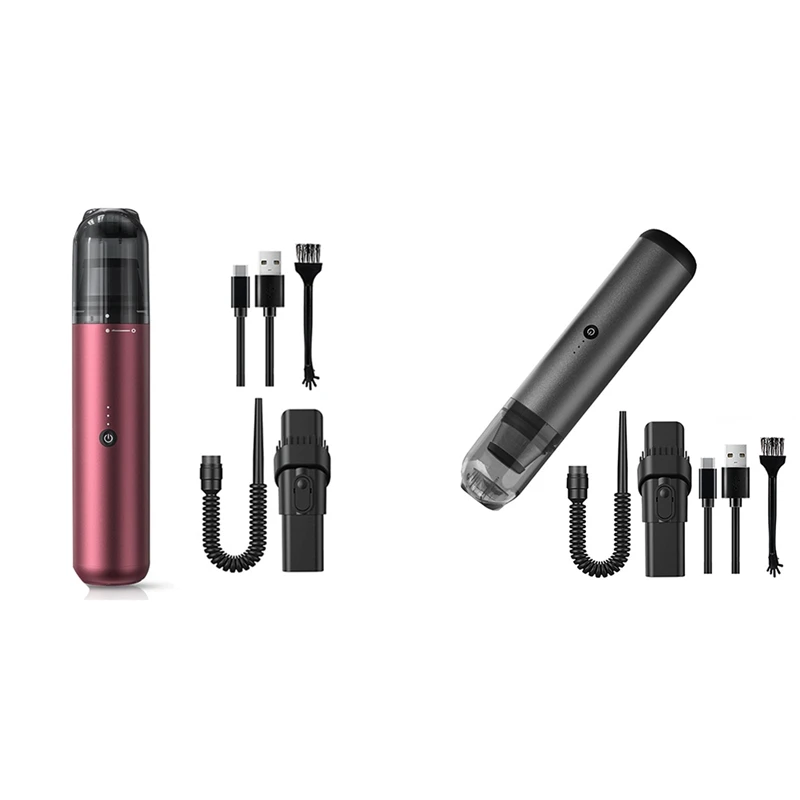 Mini Vacuum Car Vacuum Cleaner 16000Pa Powerful Suction Portable Rechargeable Black
Mini Vacuum Car Vacuum Cleaner 16000Pa Powerful Suction Portable Rechargeable Black