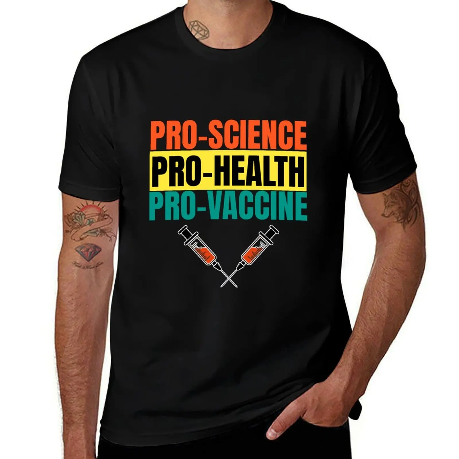 Pro Science Pro Health Pro Vaccine T-Shirt sweat heavyweights street wear designer shirts plain t shirts men
Pro Science Pro Health Pro Vaccine T-Shirt sweat heavyweights street wear designer shirts plain t shirts men